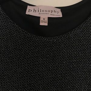 Philosophy Dresses - Black/silver elegant dress Philosophy Dresses - Black/silver elegant dress